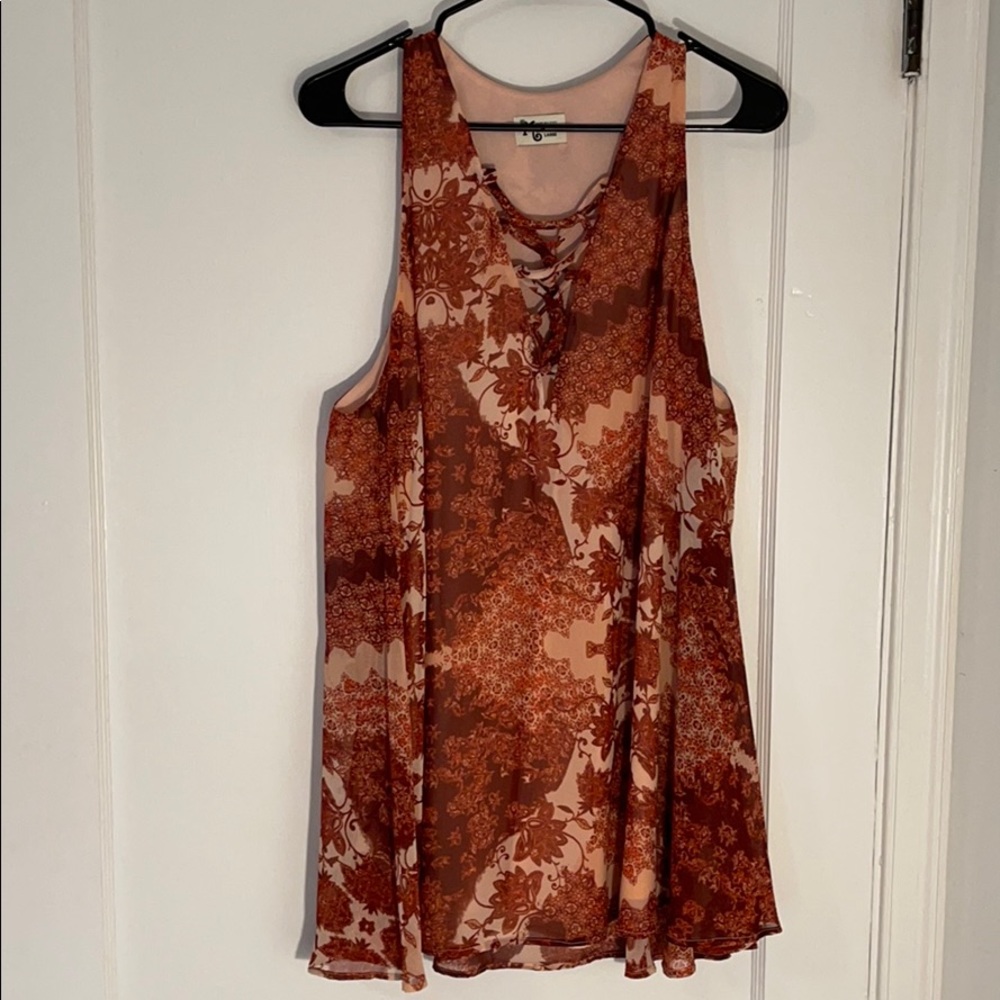 Show me your MuMu rancho mirage lace up dress